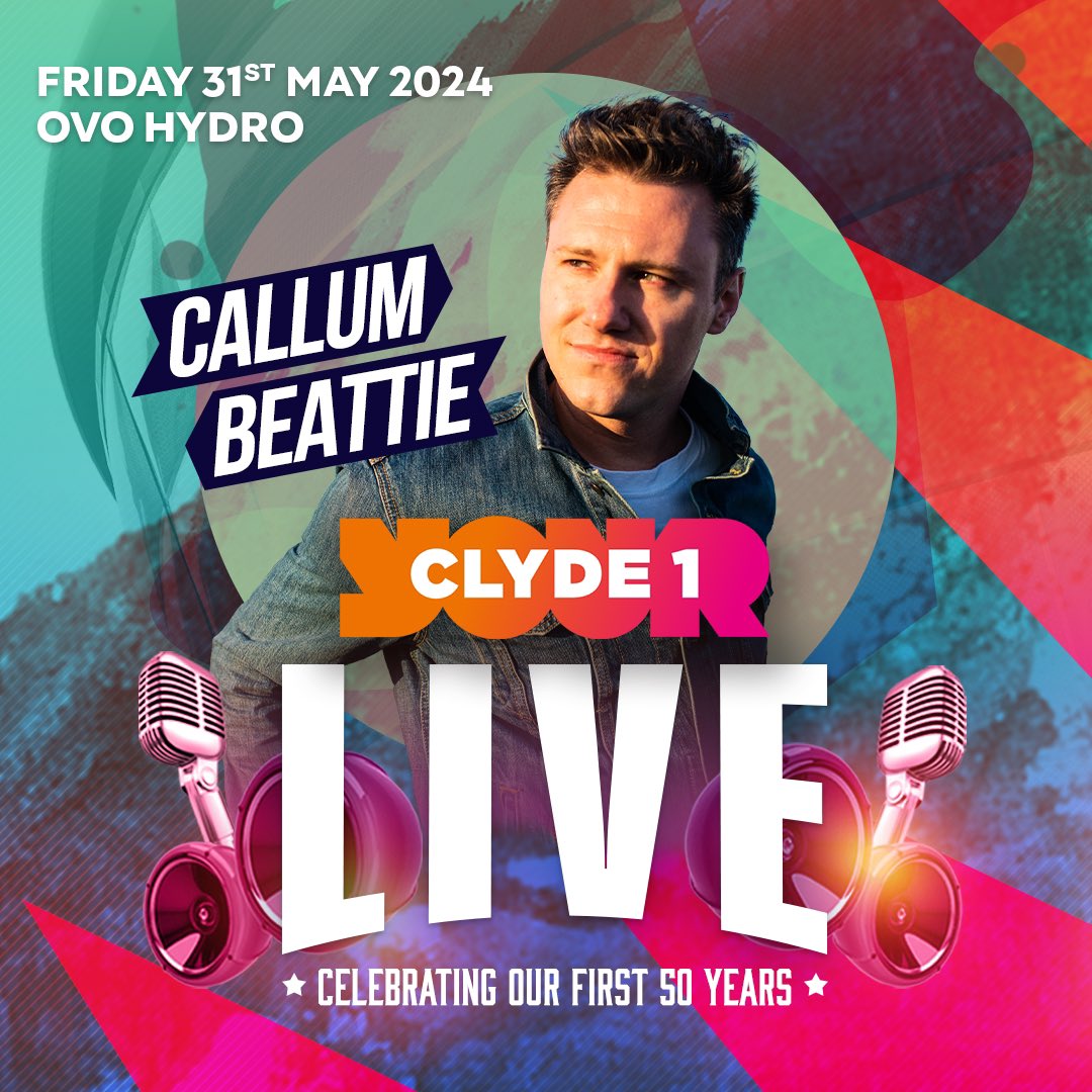 One week today!!! I get to fulfil my dreams (again!!!) by playing at The Hydro. Less than 3% of tickets left! @1025Clyde1 bit.ly/Clyde1LIVE2024