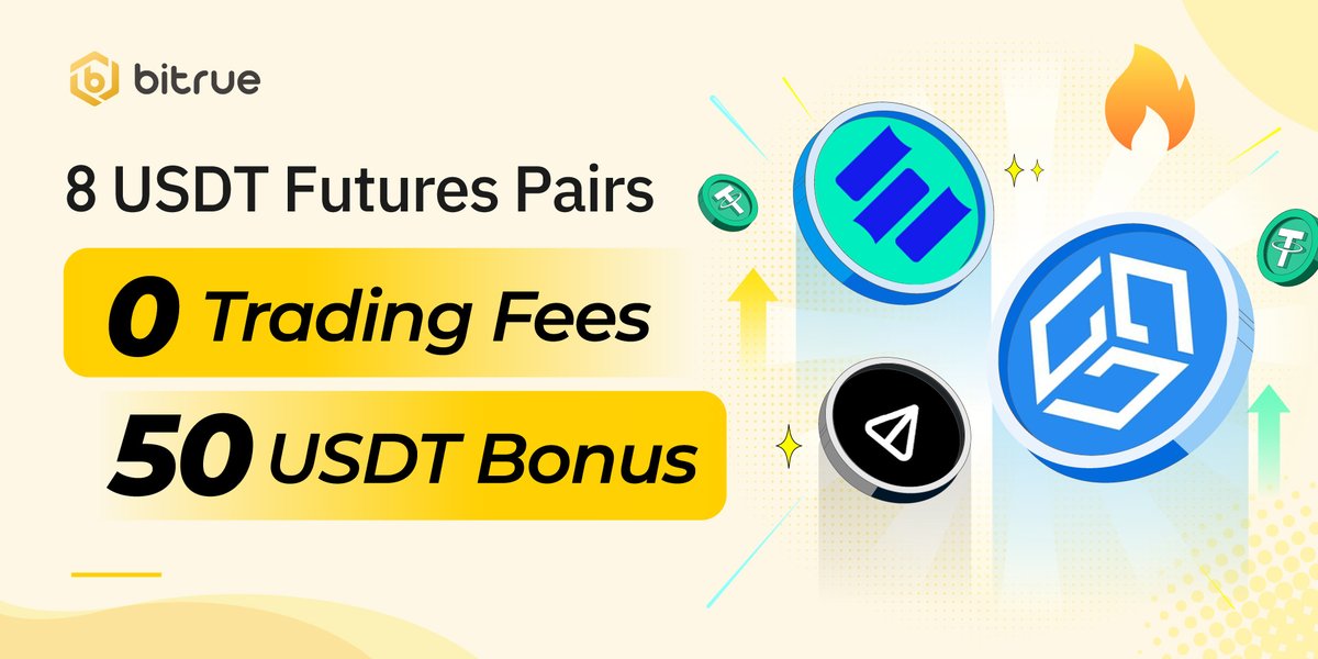 🚀 Trade Futures on #Bitrue and Win 50 $USDT! 🎁 Enjoy ZERO trading fees for 8 hot futures pairs, including $EDU, $GALA and $NOT ! 🎟️ 50 users stand a chance to win an extra 50 $USDT reward daily! 👉 Join now bitrue.com/land/0-Trading…