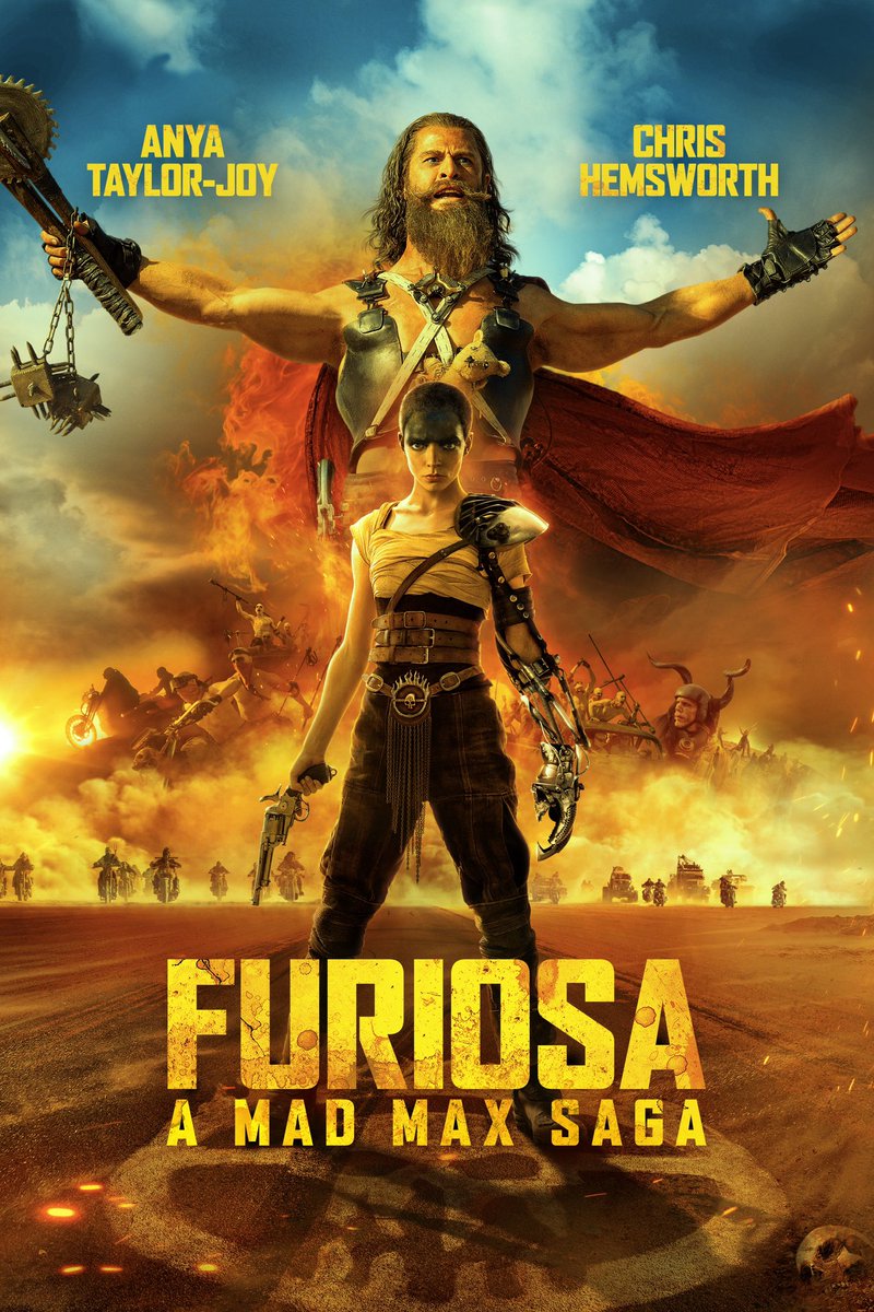 Was watching Furiosa: A Mad Max Saga. George Miller continues to deliver thrilling adventures. #Furiosa #GeorgeMiller #AnyaTaylorJoy #ChrisHemsworth #TomBurke #AlylaBrowne