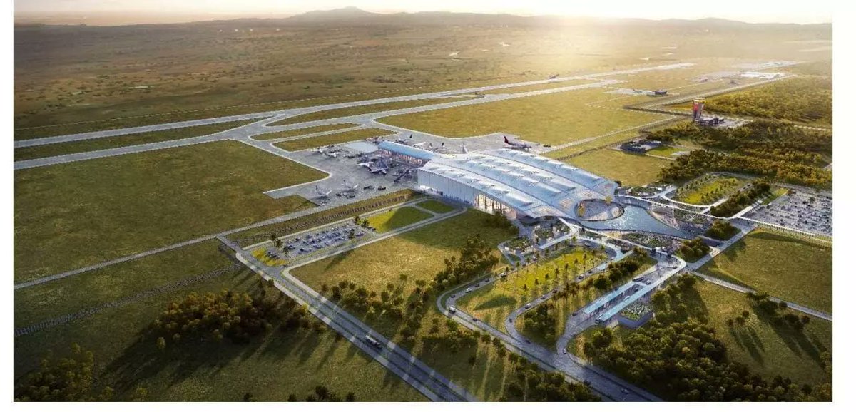 ✈️Dr. KS Jawahar Reddy, the Chief Secretary to the Government of Andhra Pradesh, inspected the construction work of Bhogapuram Greenfield International Airport. ✈️The first phase of the project is expected to be completed within 36 months from the start of construction.