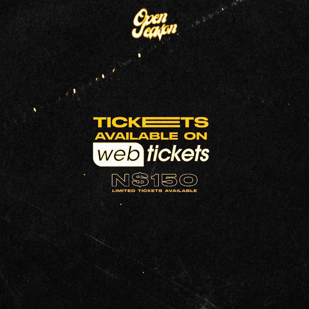 openseason_na's tweet photo. Location: 🔒
Purchase ticket to unlock!

Limited tickets available on webtickets for N$150.00🎫

https://t.co/0Va6djATof

Open Season Private Experience 🎆Saturday, 01 June 2024

◼️Theme: Pantone | Black
🕴🏽Dress code: Black (Semi Formal)
📍Venue: Secret Location (Windhoek) https://t.co/JxxCTE4eha