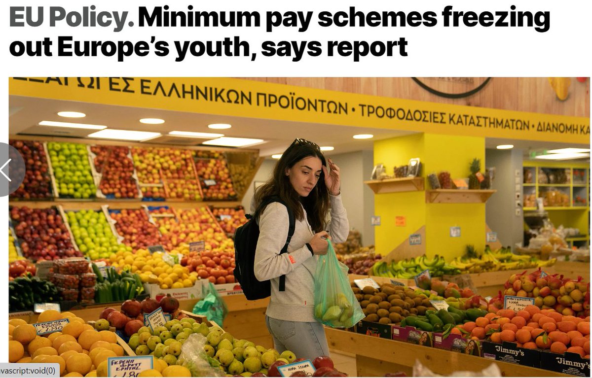'When looking at these schemes, we do see that young people are quite discriminated' ETUI researcher @biancalunaf talks to @euronews about #youth access to #MinimumIncomeSchemes 🪙 euronews.com/business/2024/… Read her recent brief on the subject, co-authored with @NardoAlessandr,