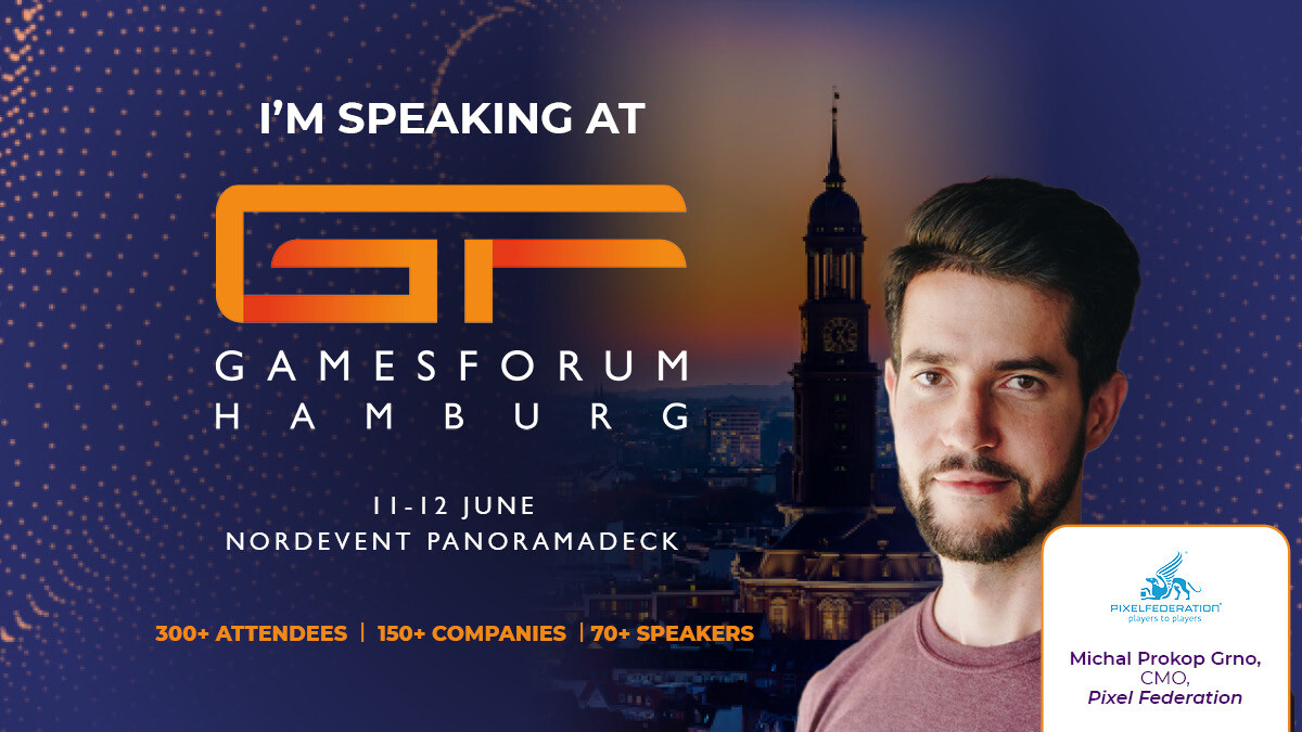 📢 Michal Prokop Grno @pixelfederation is speaking at Gamesforum Hamburg! 🎮 A mobile marketing & analytics pro with 10+ years in enhancing products, monetization & marketing through the strategic utilization of data & statistical methods 🎟️👉 eu1.hubs.ly/H09dhzl0