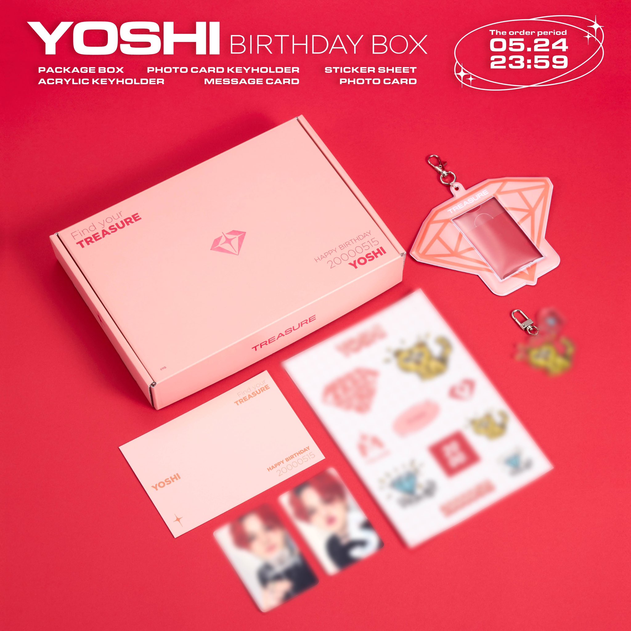 Treasure birthdayBox バースデーボックス ヨシ 요시