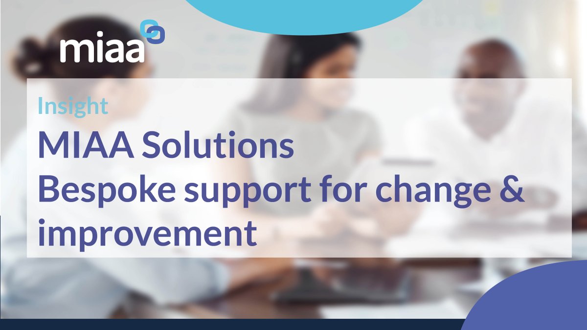 Excited to see the positive feedback on the latest MIAA Solutions brochure from 700+ senior leaders. There's demand for innovative client support offers in healthcare &amp; local government. Find out how MIAA Solutions can support your organisation

Read more: ow.ly/jbGx50RQRTw