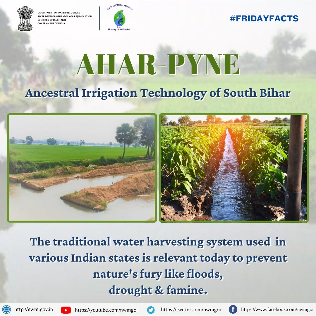 Conserving water💦 , preserving culture the ancestral way! 
*Ahar-Pyne*: A timeless traditional technique for a sustainable tomorrow. Let's honor our heritage and protect our planet! 🌍

#ancestraltechniques #conservewater #SustainableLiving 
#jsactr2024