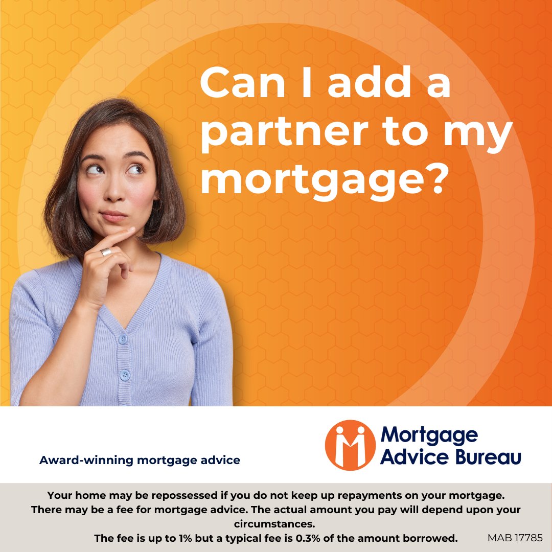 Wondering if you can add a partner or spouse to your mortgage? 🤔

Our latest article covers everything from the legal processes, expenses, and other alternatives if adding your partner to your mortgage isn’t the right fit for you.

Learn more below! 👇

🔗mortgageadvicebureau.com/getting-a-mort…