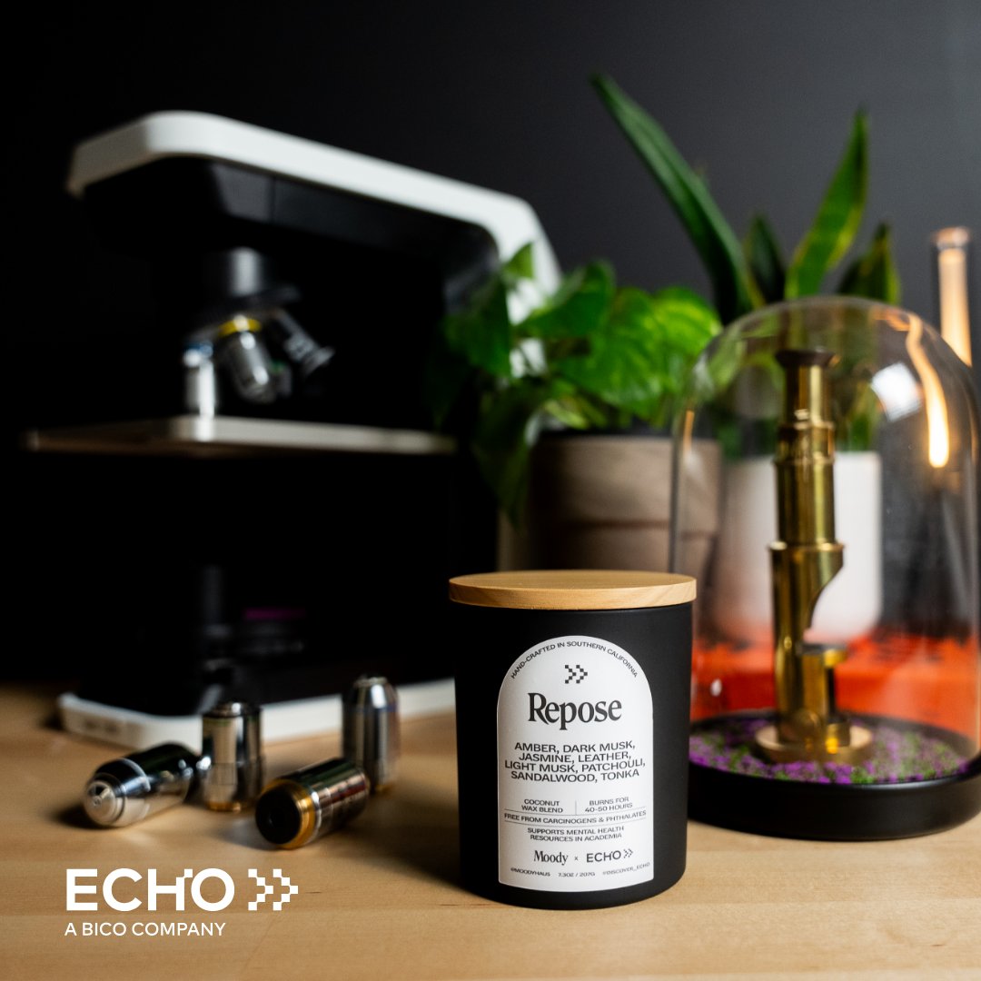 theBICOgroup's tweet photo. @Discover_Echo has partnered with @MoodyHaus to bring you Repose—a soothing candle crafted to help you unwind after a challenging day in research or academia. They're donating 10% of proceeds to WICB to support their cause.
Learn more https://t.co/9nfCRRB6p6 https://t.co/Afq6R153HW