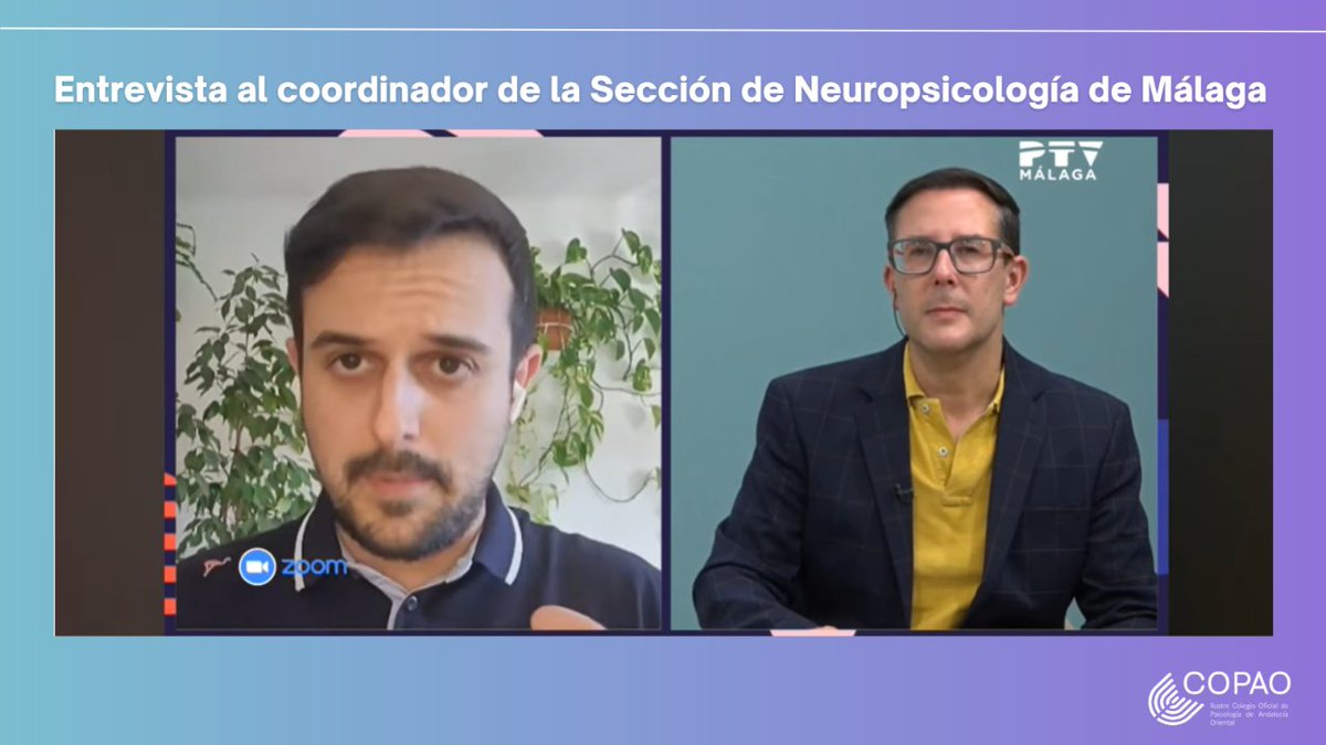 PTV Málaga entrevista a nuestro compañero, Emilio Marín, quien explica brevemente la labor de la Sección de Neuropsicología. 

Te invitamos a ver la entrevista completa a través de este enlace: youtube.com/watch?v=TLfdav… 

#entrevista #neuropsicología