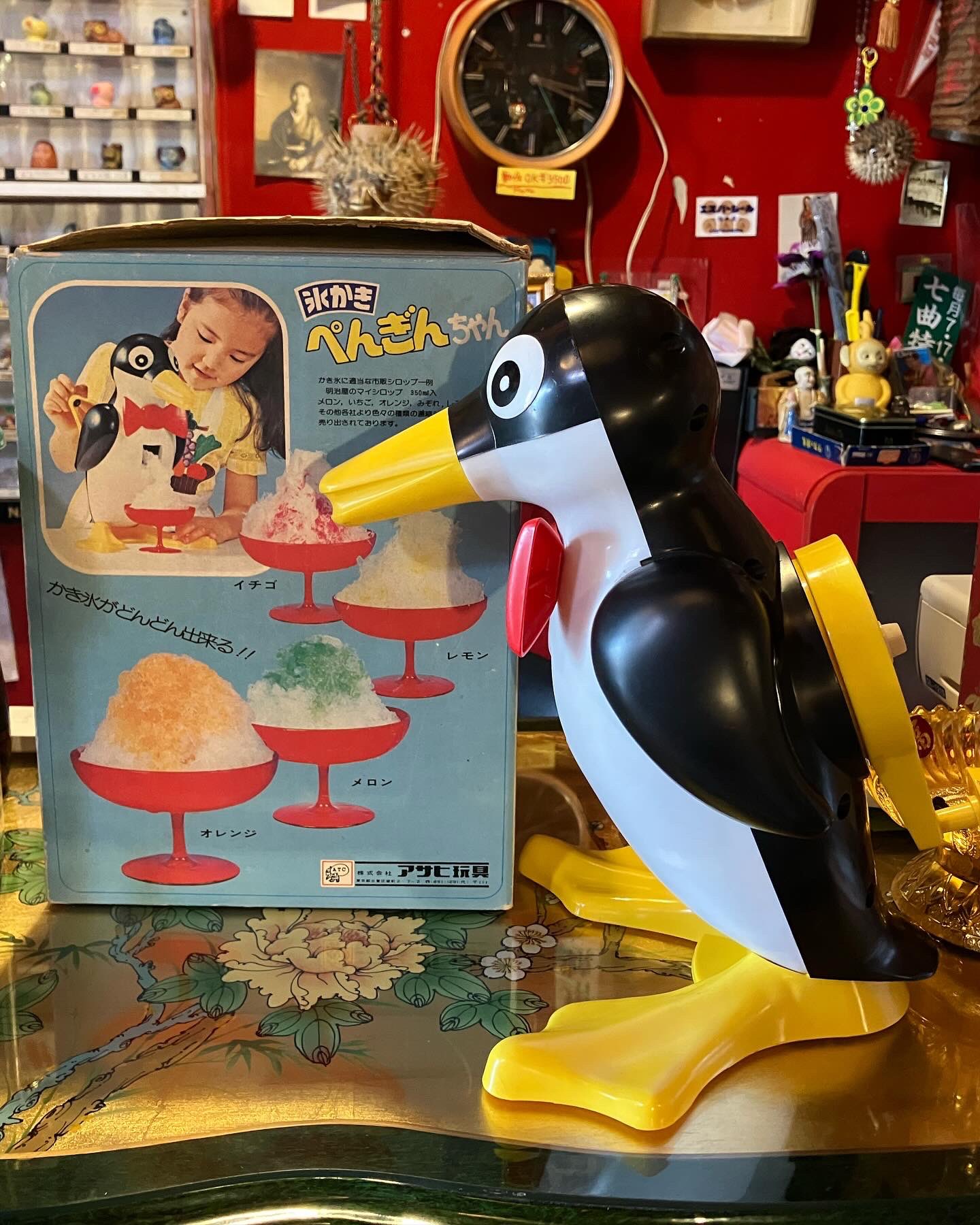昭和レトロ ペンギンアイサー かき氷器 - USA＆レトロ雑貨の店