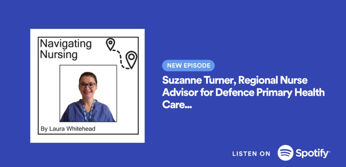 Laura Whitehead (@laurawh56878961) on Twitter photo New episode out now on #navigatingnursing with <a href="/SuzanneT2206/">Suzanne Turner RN QN</a> Regional Advisor for Defence Primary health care Scotland and NI regions #DefenceNursing #Onemedicalmindset #futureDMS #DMS
#leadership
<a href="/DMS_MilMed/">Defence Medical Services</a>
#nursing #nurse <a href="/MiddlesexUni/">Middlesex University</a> <a href="/KCLalumni/">KCL Alumni</a> New episode out now on #navigatingnursing with <a href="/SuzanneT2206/">Suzanne Turner RN QN</a> Regional Advisor for Defence Primary health care Scotland and NI regions #DefenceNursing #Onemedicalmindset #futureDMS #DMS
#leadership
<a href="/DMS_MilMed/">Defence Medical Services</a>
#nursing #nurse <a href="/MiddlesexUni/">Middlesex University</a> <a href="/KCLalumni/">KCL Alumni</a>