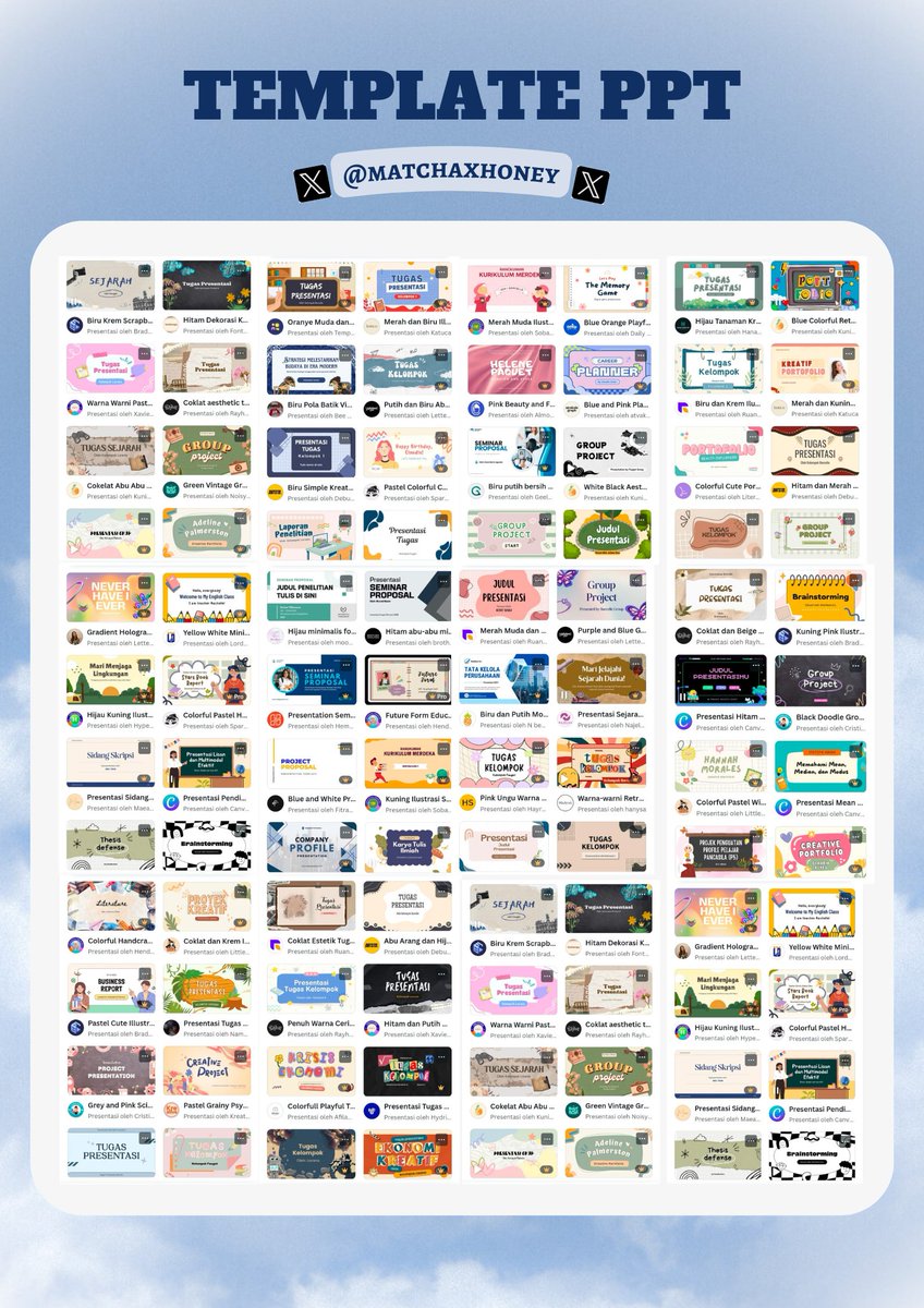 Pagi! Hari ini aku open joki PPT
Yang lagi butuh joki PPT? Yuk order disini, langsung dikerjakan dengan cepat dan selesai tepat waktu🙌🏻🤩
☆ 3k/slide 
☆ free revisi 
☆ sudah banyak testi
☆ order? wa.me/+62889765843487
#zonauang #Zonajajan #ZonaBA