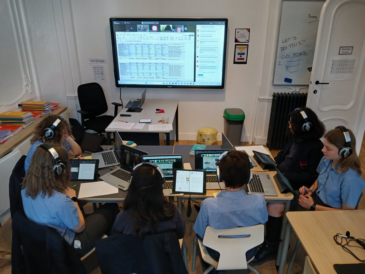 BJAB_History's tweet photo. Y8 students engaging in the recent #roundsquare #historylab considering different perspectives and voices about 'Colonialism'. #bjabopportunities https://t.co/jD28zxK3zP