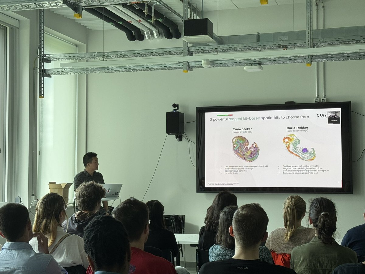 We had a great seminar this week from Bertrand Yeung
<a href="/biochemicalmngo/">Bertrand Yeung</a> 
He presented the Curio Trekker and Curio Seeker from Curio Biosciences <a href="/curiobio/">Curio Bioscience</a>