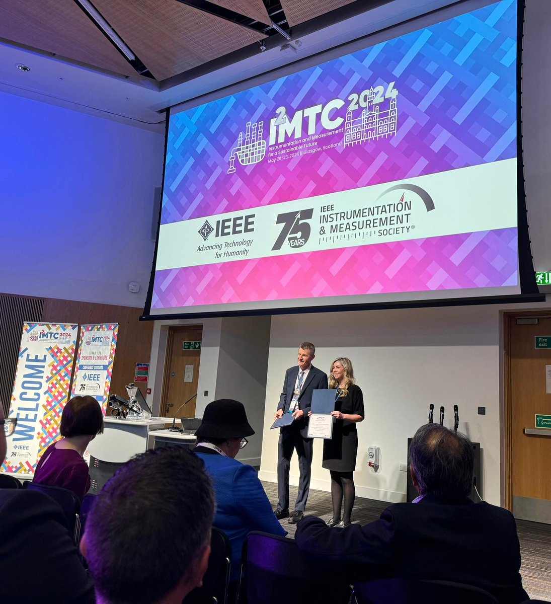 TIC_conferences's tweet photo. #TICTeam were delighted to receive a Certificate of Appreciation from @I2MTC2024 for our support during the conference this week in TIC! @i2mtc @meetglasgow @StrathEng @UniStrathclyde π₯³ https://t.co/6i8tsXfA1m
