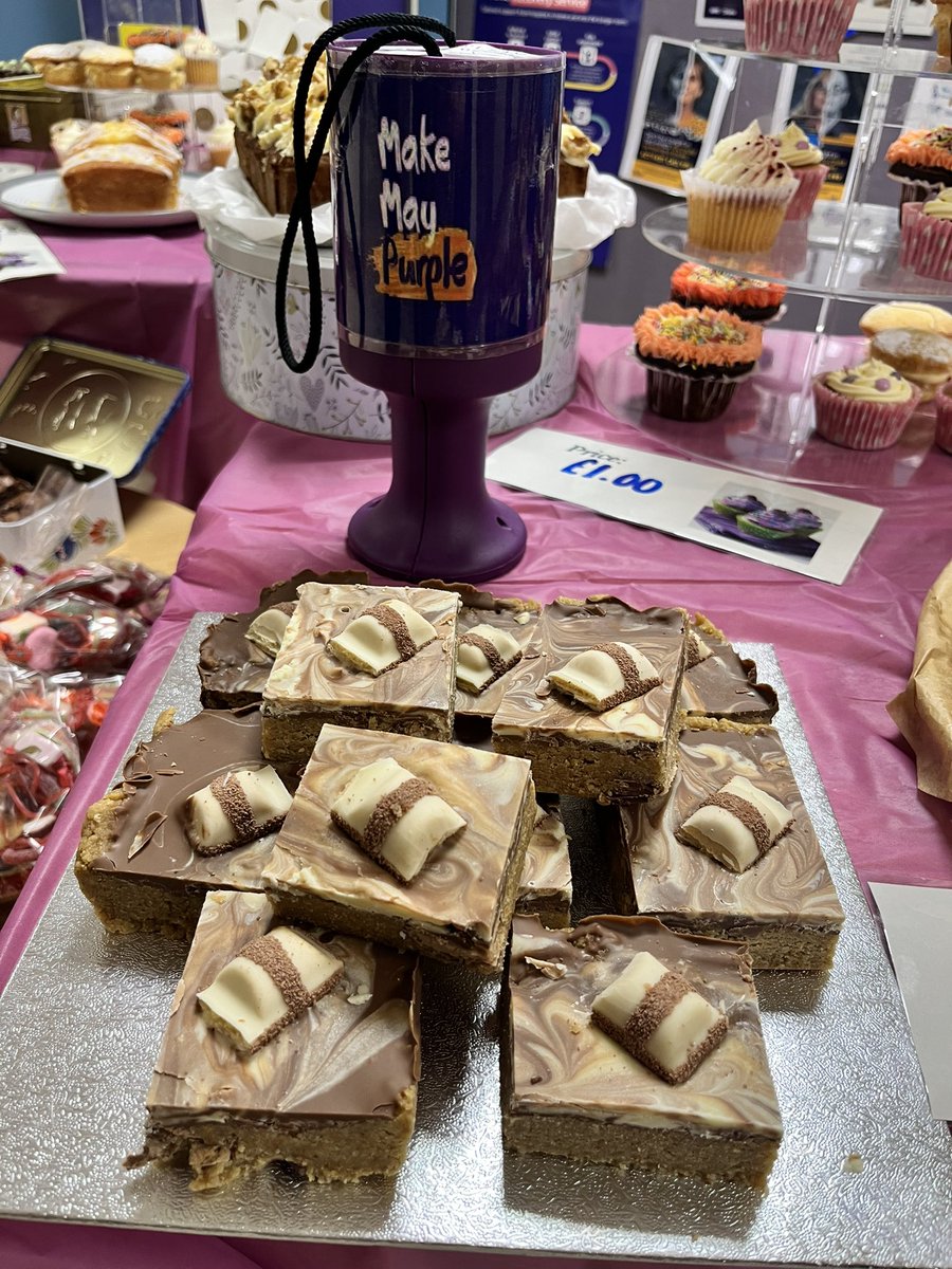 AcuteStrokeUnit@BHNFT (@acutecva) on Twitter photo Acute stroke unit Bake Sale💜
Come join us on the landing of ward 19/20 for some 😋 yummy treats🍰
#MakeMayPurple#StrokeAwareness
<a href="/TheStrokeAssoc/">Stroke Association</a> <a href="/CBU1_BHNFT/">CBU1_BHNFT</a> <a href="/CBU3_BHNFT/">CBU3_BHNFT</a> <a href="/NeurotherapyBa1/">Neurotherapy@BarnsleyHosptial</a> <a href="/BHNFTCharity/">Barnsley Hospital Charity</a> <a href="/barnshospital/">Barnsley Hospital</a> Acute stroke unit Bake Sale💜
Come join us on the landing of ward 19/20 for some 😋 yummy treats🍰
#MakeMayPurple#StrokeAwareness
<a href="/TheStrokeAssoc/">Stroke Association</a> <a href="/CBU1_BHNFT/">CBU1_BHNFT</a> <a href="/CBU3_BHNFT/">CBU3_BHNFT</a> <a href="/NeurotherapyBa1/">Neurotherapy@BarnsleyHosptial</a> <a href="/BHNFTCharity/">Barnsley Hospital Charity</a> <a href="/barnshospital/">Barnsley Hospital</a>
