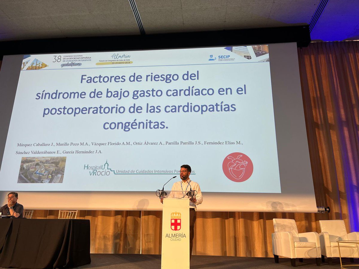 MariaAnMurillo's tweet photo. 🫀🗣️ Hoy se han presentado las comunicaciones orales de @UCIPedHUVR en el 38 Congreso de @lasecip a cargo de nuestro compañero @jmarke5 . Enhorabuena, magníficos trabajos 👏🏼👏🏼 @HospitalUVRocio #secip #somosHUVR https://t.co/AWxDZjKGGR