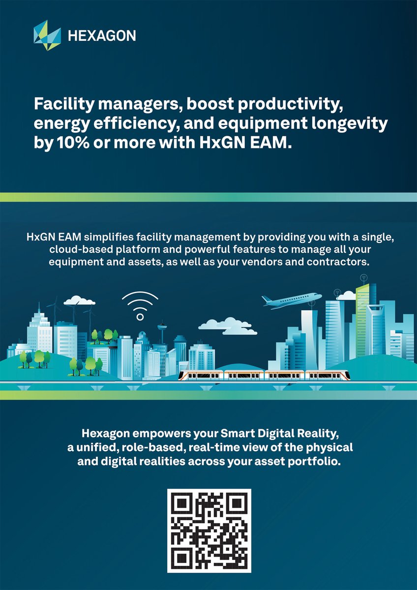 Latest Issue📰: Facility managers, boost #productivity, energy #efficiency, and equipment #longevity by 10% or more with #HxGNEAM. ➡️fmuk-online.co.uk/directory/5280… #facman #FacilitiesManagement #EnterpriseAssetManagement #AssetOptimization #MaintenanceStrategy #AssetLifecycleManagement
