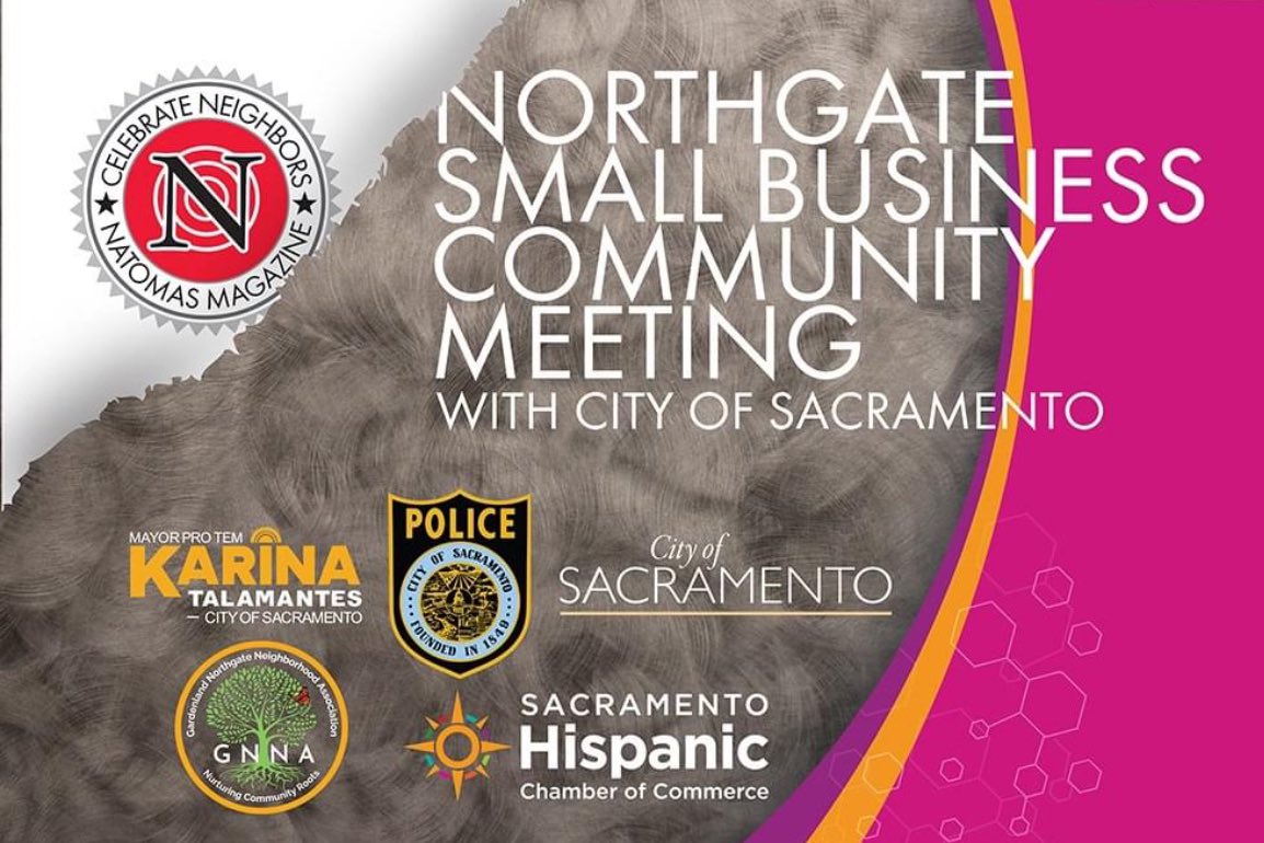 SPDNorthCommand's tweet photo. Very productive meeting with many of our businesses owners on Northgate Boulevard, in partnership with @CM_Talamantes, @SacHispanics, @GNNA72552254. We are committed to protecting and supporting our businesses. Credit to Dennis Spear from Natomas Magazine for the photos. #SacPD https://t.co/p8mkKxHDm0