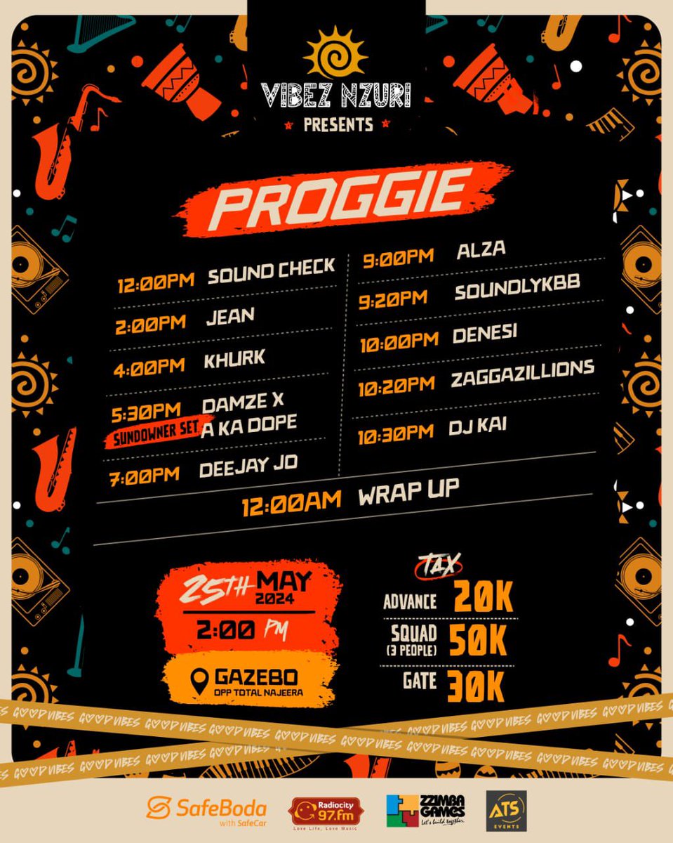 VibezNzuri's tweet photo. “GET READY FOR TOMORROW’S EXPERIENCE” 🚨🚨
We’ve got an epic lineup of artists and DJ’s taking the stage🔥🔥
Last day to get tickets online, Get yours now ➡️ https://t.co/VYdJyHYDEV https://t.co/FpWn8vmUSh