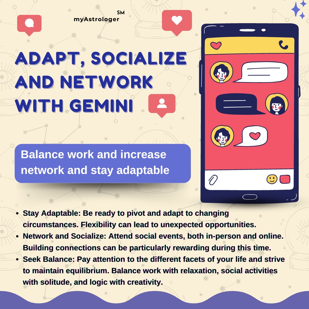 myastrologerapp's tweet photo. Discover the power of connection!
#myAstrologer #gemini #balancework #zodiacfacts #zodiacsign #zodiacposts #zodiac #adaptable #horoscope #zodiacmemes #zodiacpost #astrology #astrologyposts #socialize #vedicastrology #geminilife #zodiacfacts https://t.co/Vh0zWj0RQ2