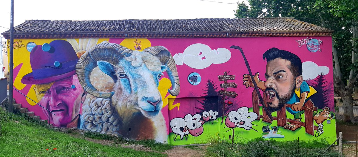 La #Bisbal del #Penedès. #BaixPenedès. Parets amb encant... #streetart #graffiti