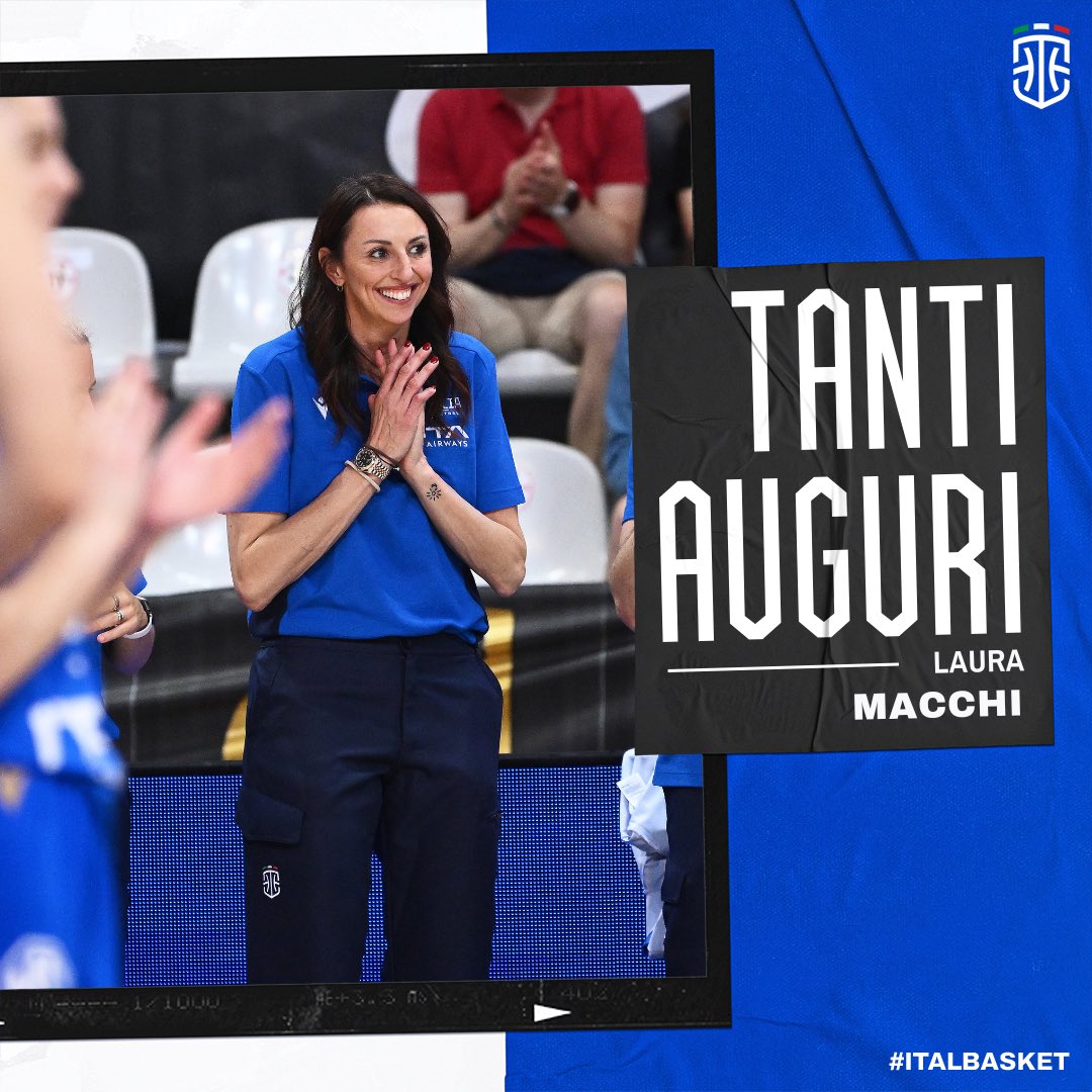 45 anni, di cui 30 sul parquet 💙

Tantissimi auguri, Chicca 🎂

#Italbasket