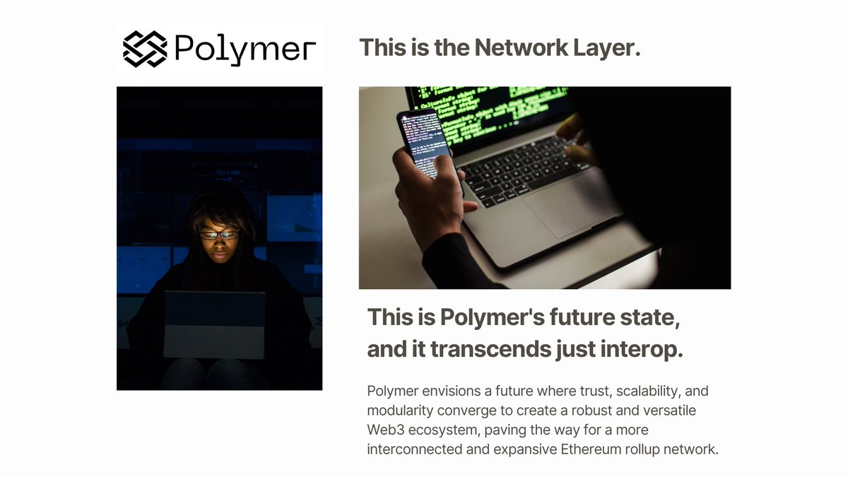 Polymer's vision extends beyond traditional interoperability solutions. It is the foundational network layer that facilitates this inevitable modular, multi-layered interaction. @Polymer_Labs #Polymer #PolymerLabs