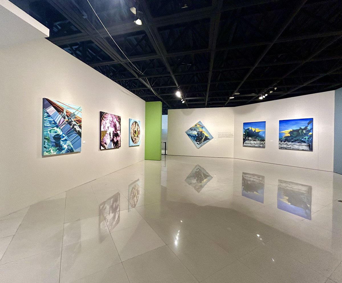 FernandaMTovar's tweet photo. About the exhibition 'Espacio: tiempo que se habita' that will be on display until September at the Museo Galería Arte Mexiquense Torres Bicentenario, Mexico @MUGAMTB1 

#art #painting #femaleartist #artmuseum  #art #arte #artwork https://t.co/uJ1Xs6Lw26