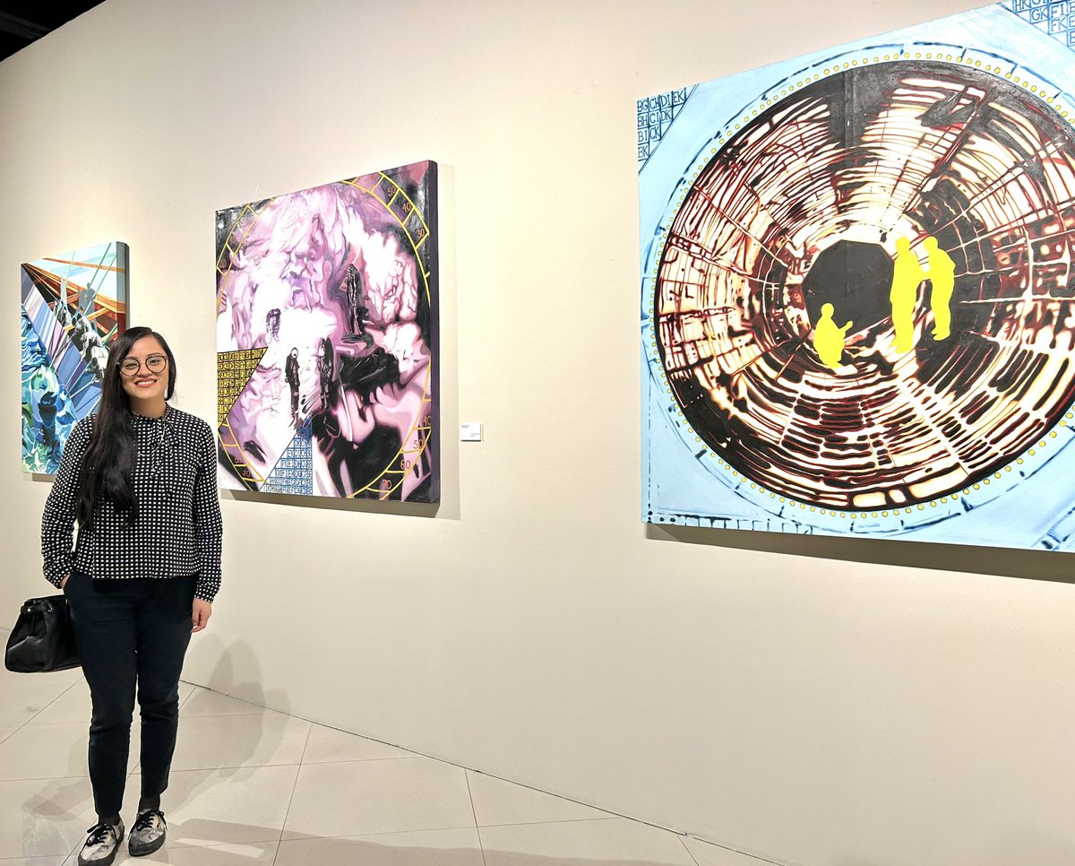 FernandaMTovar's tweet photo. About the exhibition 'Espacio: tiempo que se habita' that will be on display until September at the Museo Galería Arte Mexiquense Torres Bicentenario, Mexico @MUGAMTB1 

#art #painting #femaleartist #artmuseum  #art #arte #artwork https://t.co/uJ1Xs6Lw26