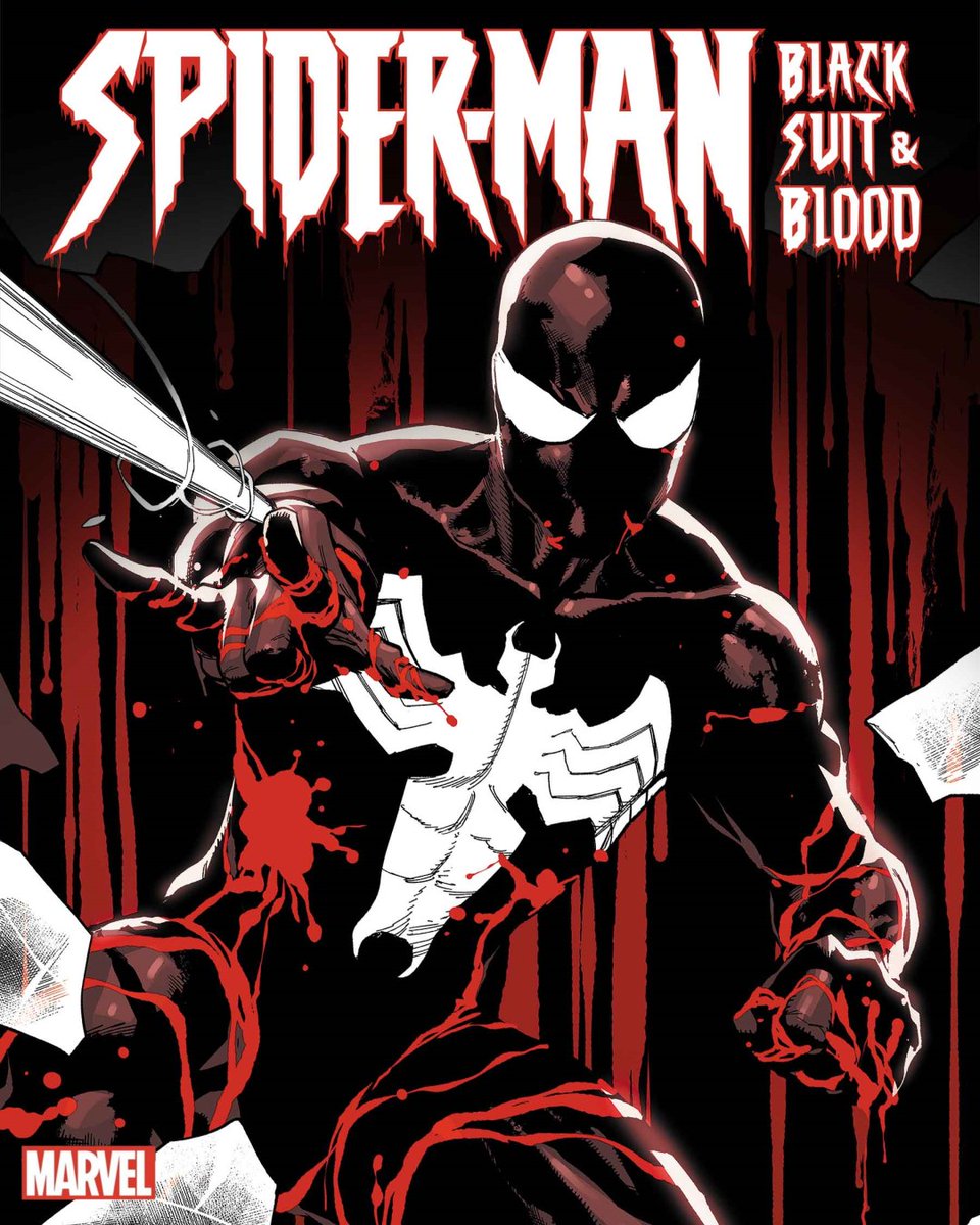 40 Anni del Costume Nero. Tanti ne son passati da che Peter lo ha trovato durante 'Secret Wars', e così ecco un'altra iniziativa della #MarvelComics, inserita stavolta all'interno della serie 'Black, White & Blood': #SpiderMan BLACK SUIT & BLOOD! instagram.com/p/C7WA7CBIx0H/ #Fumetti