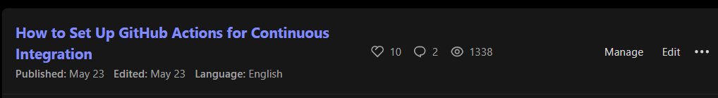 So, I published this article yesterday and in less than 24hrs I already have more than 1.3K views 🥂

On to the next article 🚀

#technicalwriting #publicjournal24