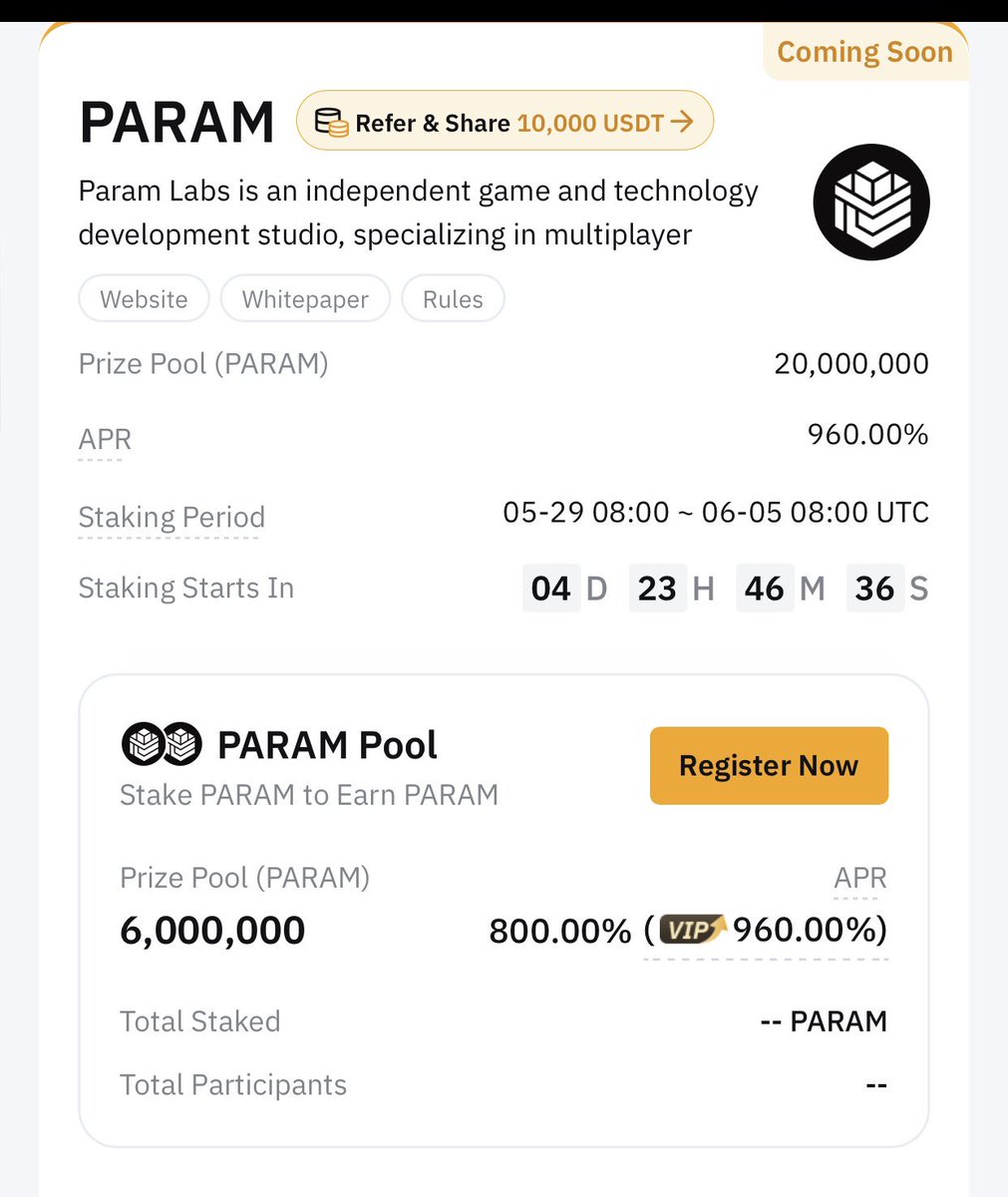 $PARAM on bybit launch pool!? If you’ve called granma just cancel that call. We all know what’s gonna happen 🤢