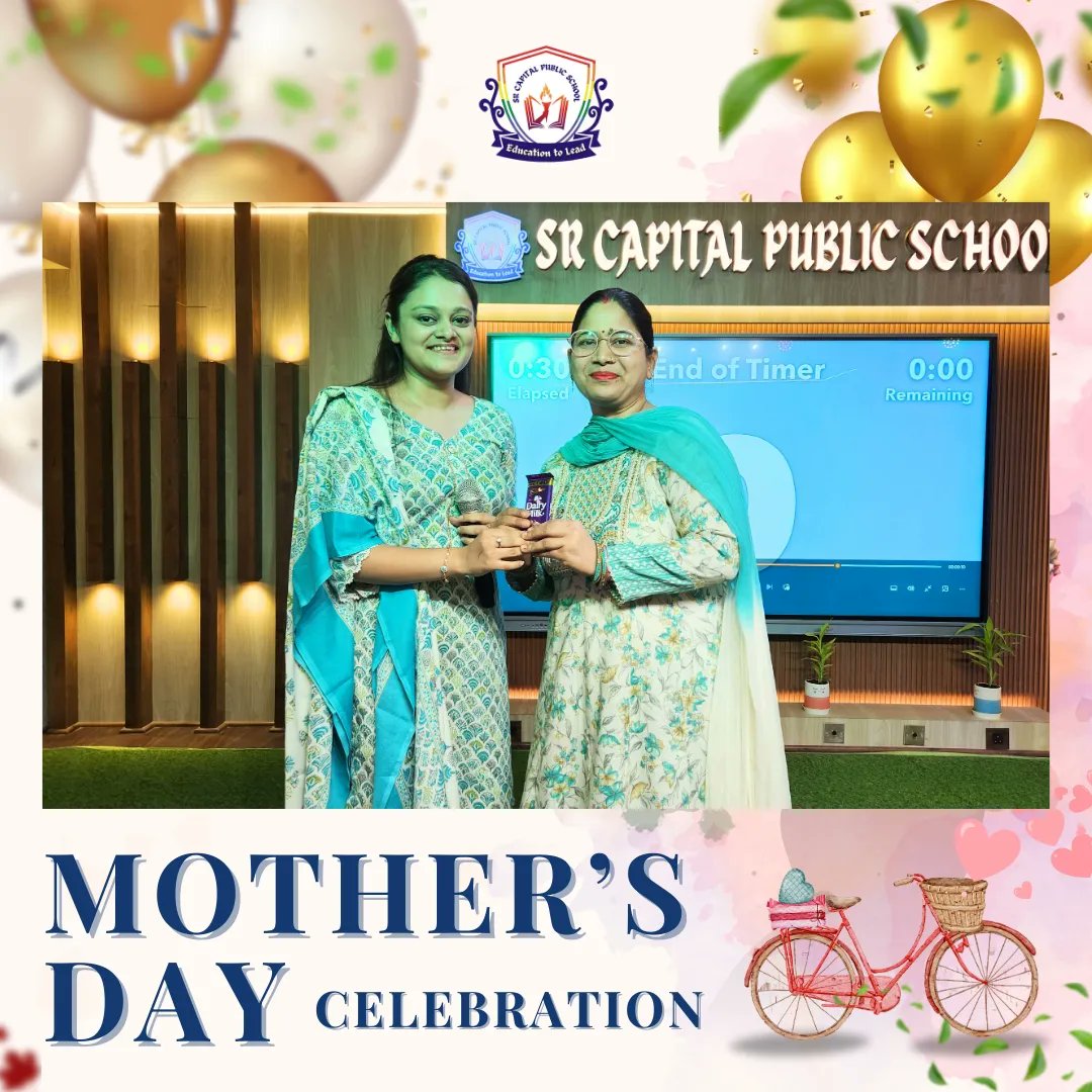 A Spectacular Mother's Day Celebration at SR Capital Public School.
Audio Visual Games tricked the mothers.
