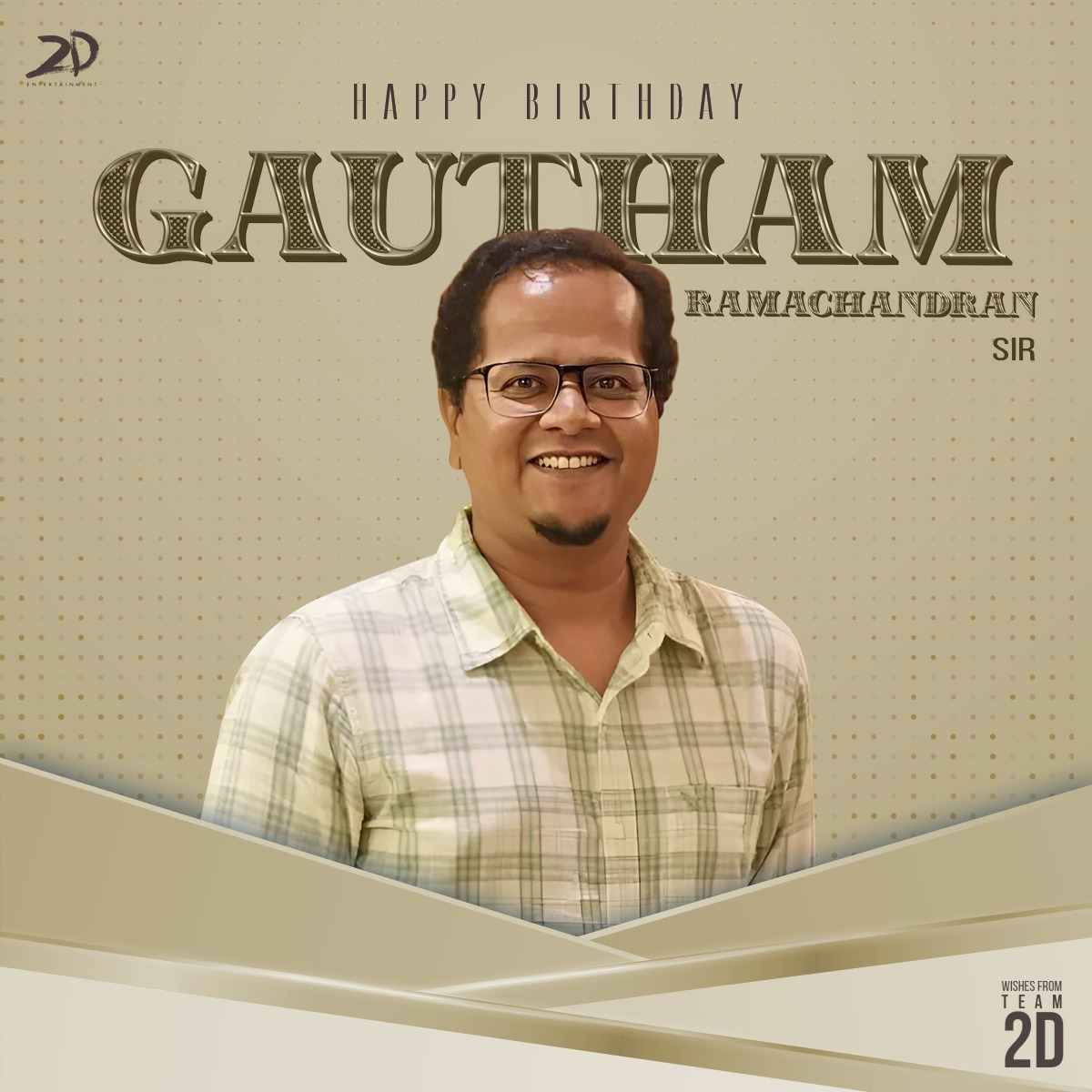Happy Birthday to @prgautham83, a true master of storytelling and craftsmanship ✨ May your day be as extraordinary as you are and the year ahead be filled with new achievements and joy! #HBDGauthamRamachandran
