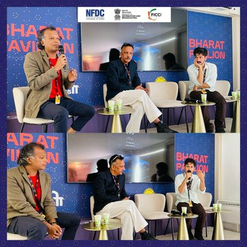 #CannesFilmFestival के भारत पवेलियन में  मैसम अली द्वारा निर्देशित और हरीश खन्ना अभिनीत फिल्म 'इन रिट्रीट' के आयोजित सत्र की कुछ झलकियाँ।  

#IndiaAtCannes #BharatPavilion #Cannes2024