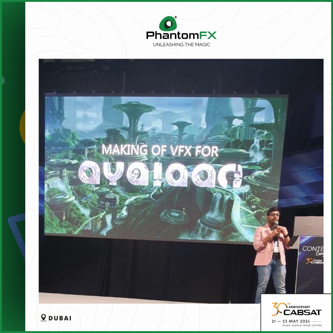 phantomfx_india's tweet photo. Hats off to Asif Bhushan, our Senior Creative Head, for his incredible session about the 'VFX making for #Ayalaan' at #CABSAT 2024! ๐
#PhantomFX #VFX #Contentcongress #CABSATexpo2024 #VEGAS https://t.co/TuO4wQQ1Ap