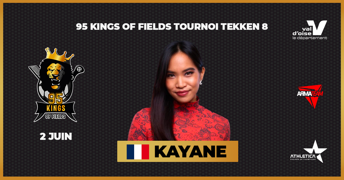 ArmaTeam (@armateam) on Twitter photo Nous sommes ravis d'accueillir <a href="/Kayane/">Kayane</a> pour le tournoi #TEKKEN8 du #95KOF🦁, le 2 juin à <a href="/Athletica_95/">ATHLETICA</a> <a href="/valdoise/">Département du Val d'Oise</a> !
🥊Envie d'affronter Kayane ? Il reste des places pour le tournoi !
➡️ armateam.org/95-kings-of-fi…
🖥️Tournoi admin par <a href="/NextLevel_fgc/">Next Level</a> Nous sommes ravis d'accueillir <a href="/Kayane/">Kayane</a> pour le tournoi #TEKKEN8 du #95KOF🦁, le 2 juin à <a href="/Athletica_95/">ATHLETICA</a> <a href="/valdoise/">Département du Val d'Oise</a> !
🥊Envie d'affronter Kayane ? Il reste des places pour le tournoi !
➡️ armateam.org/95-kings-of-fi…
🖥️Tournoi admin par <a href="/NextLevel_fgc/">Next Level</a>