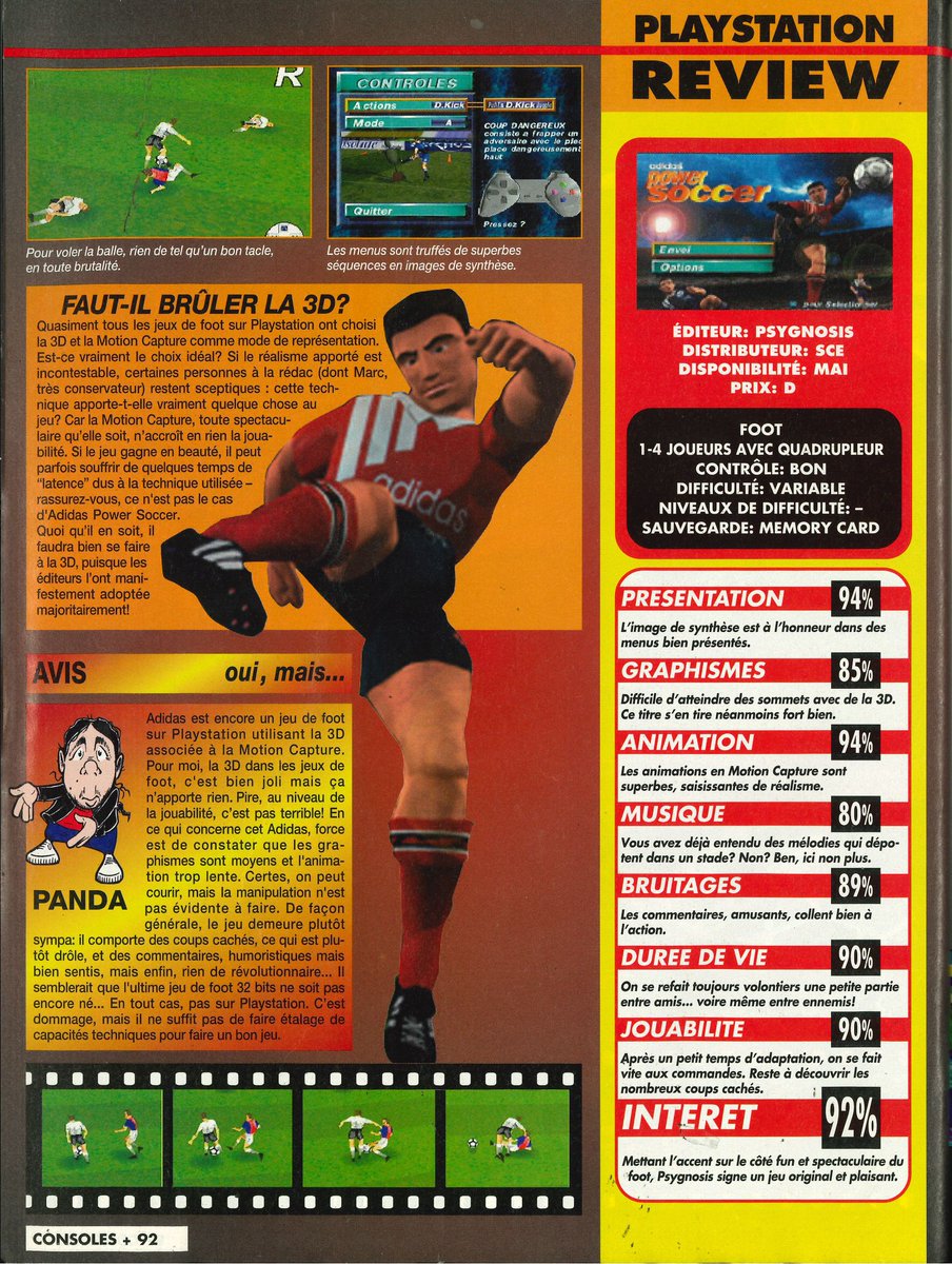 AllmightoFranky's tweet photo. Du test encore avec cette fois-ci du foot avec #AdidasPowerSoccer sur la #Playstation, et #StreetFighterZero sur #Saturn!! 3/5 https://t.co/1IE8iWbZcj