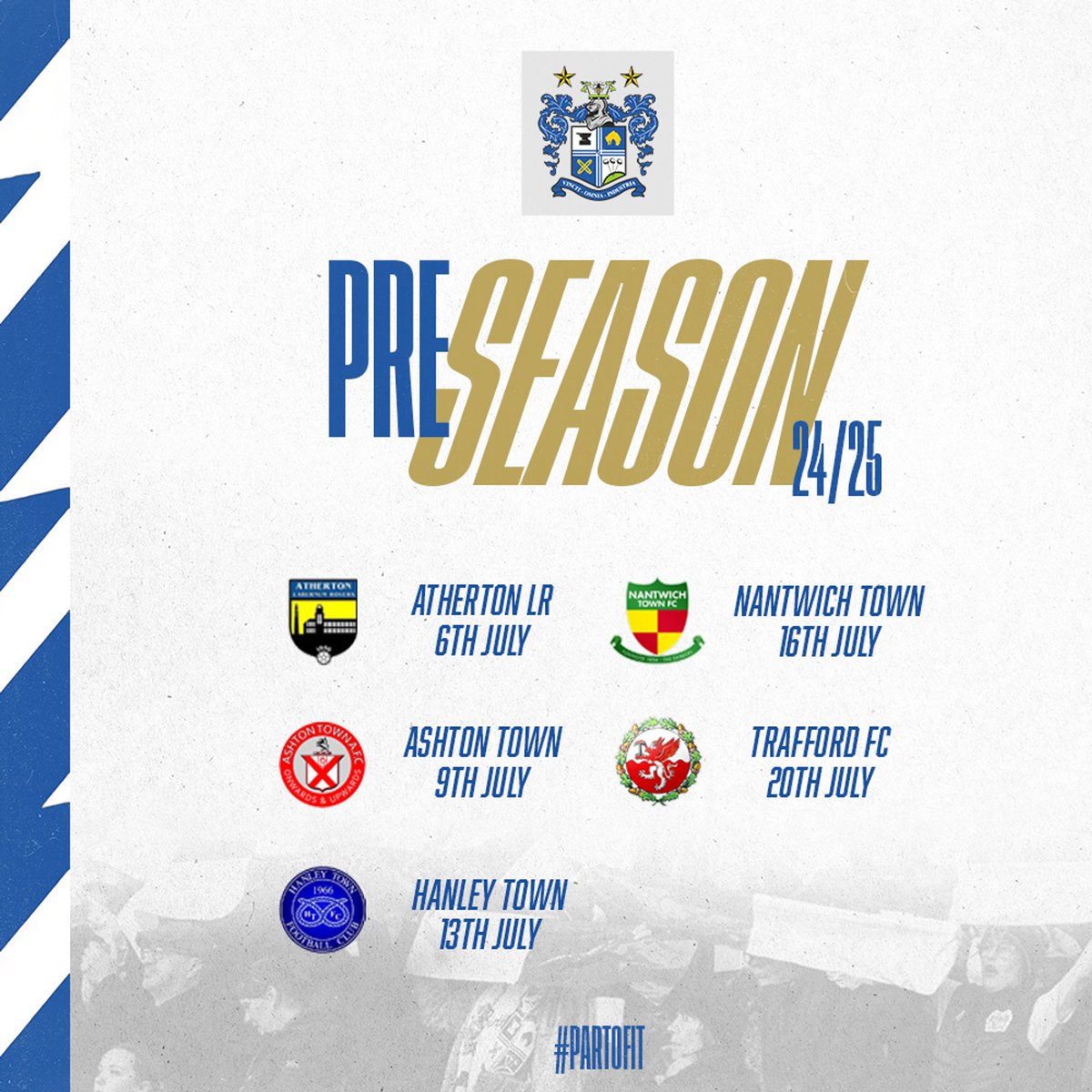 ⚪🔵Pre Season Update: We are delighted to announce that we will travel to The Shawe View Stadium on Saturday 20th July to face NPL side Trafford FC. Read more about our full pre season schedule here ⬇️ buryfc.co.uk/pre-season-202… #BuryFC #PartOfIt