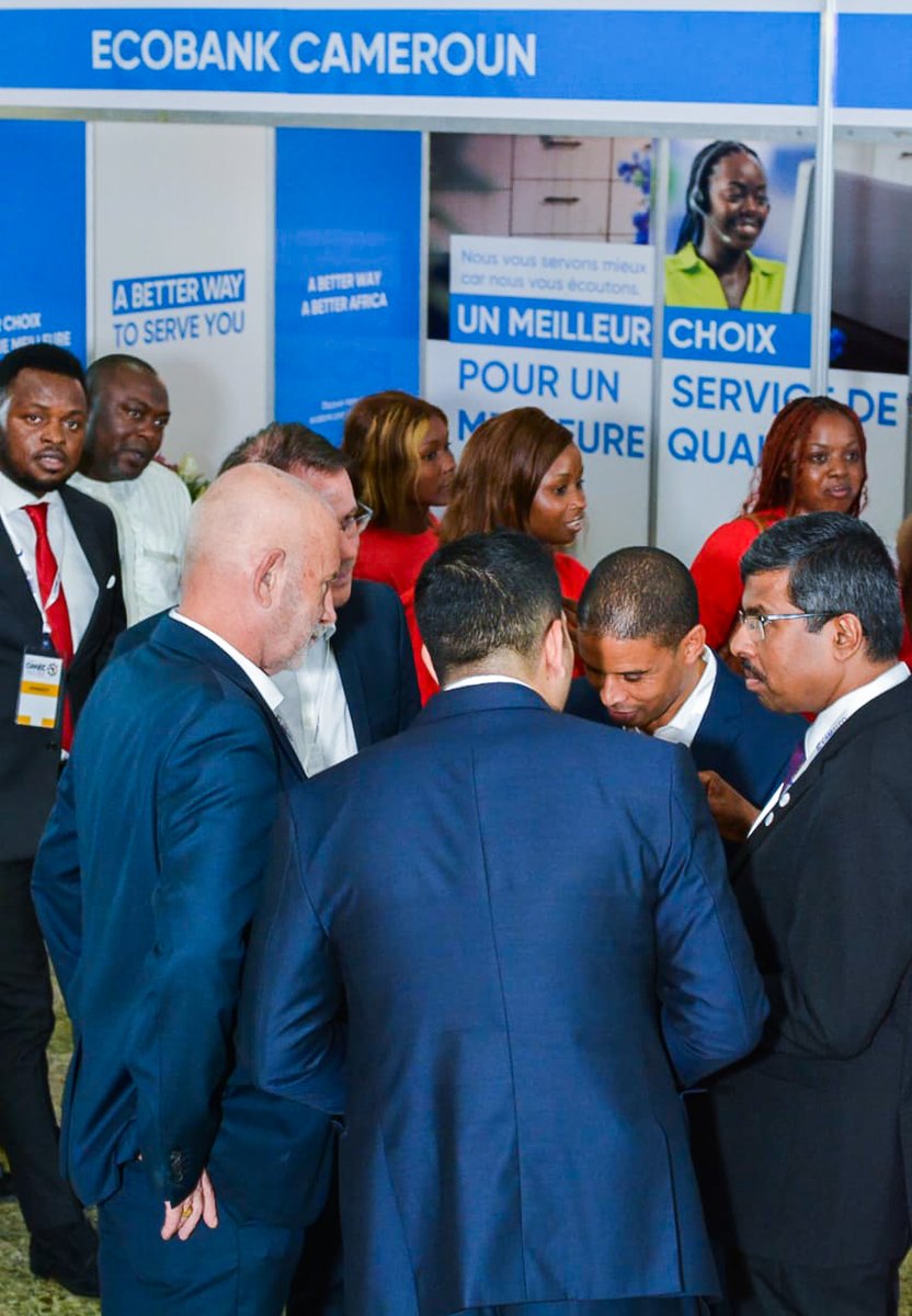 EcobankCameroun's tweet image. Patrick Mayoh et Patricia Ndzukong représentent ECOBANK dans les échanges et conférences. Le CIMEC se termine aujourd&apos;hui, 24 mai 2024.

 #EcobankCameroun #CIMEC