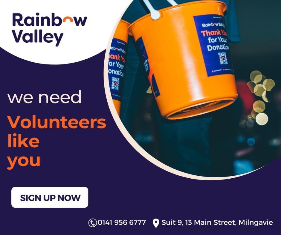 We are always looking for volunteers for our courses and events. We are looking for a range of therapists, hairdressers and make-up artists. Please complete our volunteer form if you have any skills to offer Rainbow Valley.
app.etapestry.com/onlineforms/Ra…
