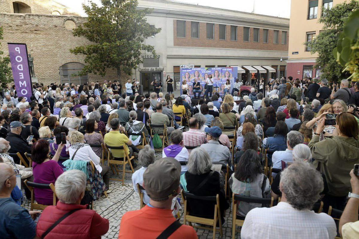 Comenzamos la campaña para unas elecciones en las que nos jugamos el futuro de Europa. No puedes quedarte en casa: la candidatura liderada por @IreneMontero nos representa. Una candidatura conformada por gentes de @podemos y @AlianzaVerde_ que construye un espacio transformador