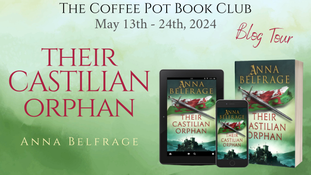 Welcome to the final day of our blog tour for ༻*·Their Castilian Orphan·*༺ by Anna Belfrage! Check out our last stops, with a fascinating post about writing the end of a series and a fab review! thecoffeepotbookclub.blogspot.com/2024/03/blog-t… #HistoricalFiction #medieval #BlogTour @abelfrageauthor