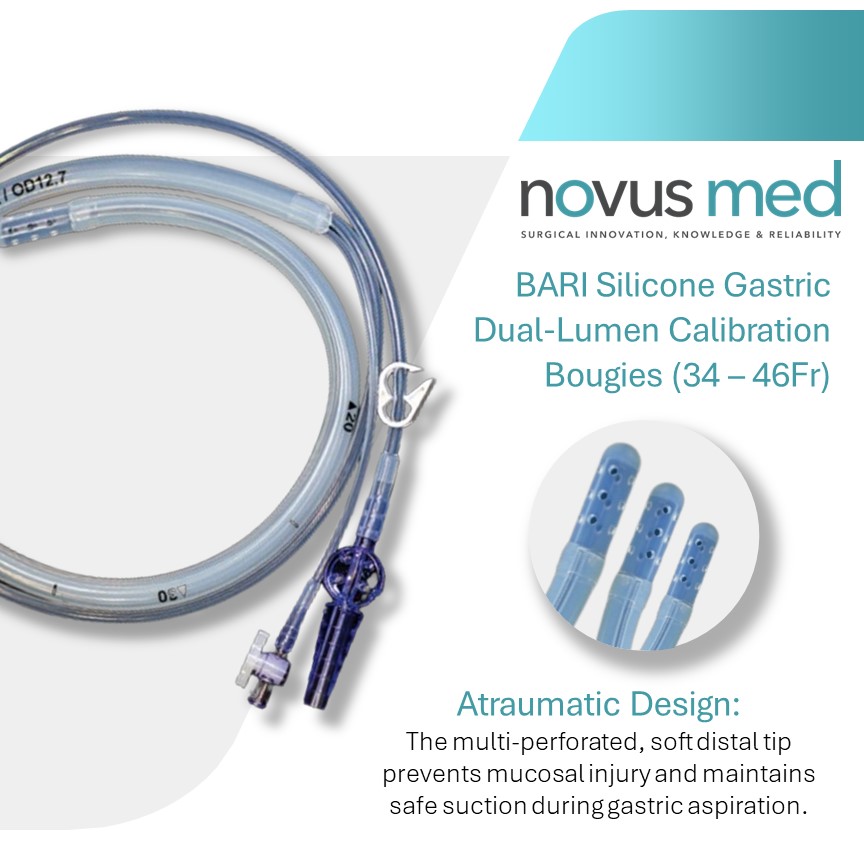 novus med (@novus_med) on Twitter photo Available in a range of sizes, our BARI gastric catheters are used to calibrate the stomach during sleeve gastrectomy and bypass surgery.
For a quotation or to try for yourself - send us a DM or email customerservice@novus-med.com Available in a range of sizes, our BARI gastric catheters are used to calibrate the stomach during sleeve gastrectomy and bypass surgery.
For a quotation or to try for yourself - send us a DM or email customerservice@novus-med.com