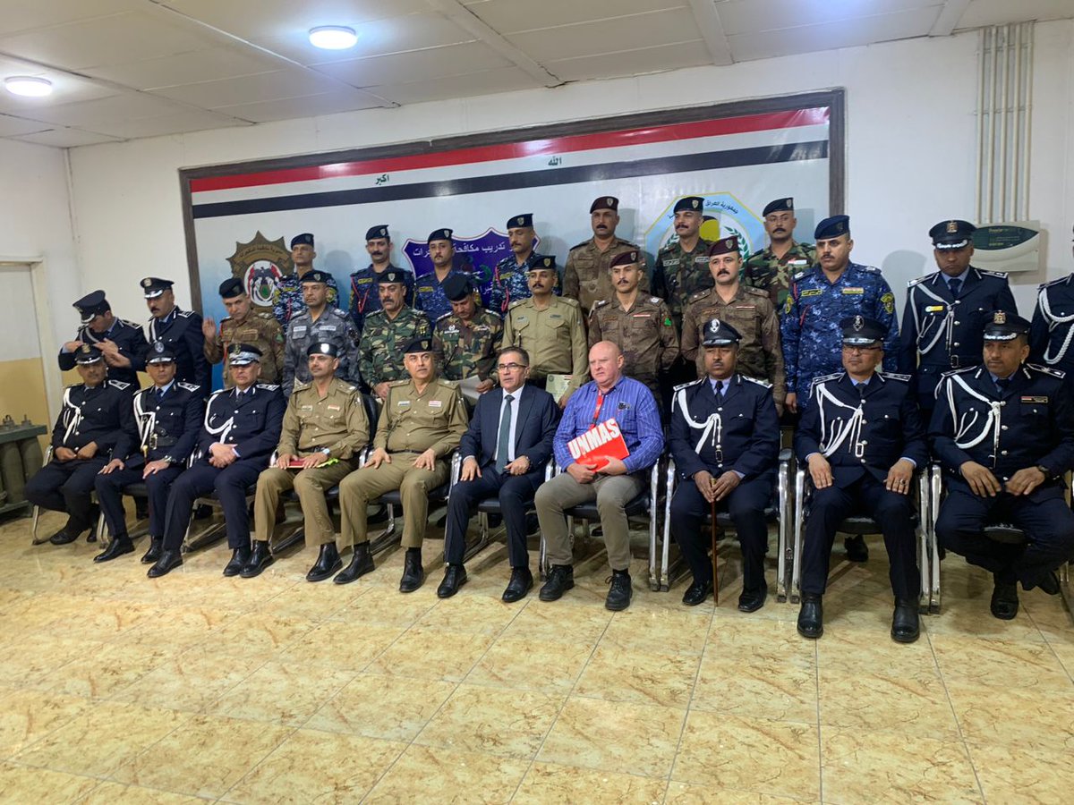 A two-week long “Ammunition Classification” training course for 16 Ministry of Interior police officers was completed on 23 May 2024 at the MoI Salman Pak #EOD Training Center, #Baghdad. UNMAS #Iraq supports the GoI in building capacity for a nationally led mine action response.