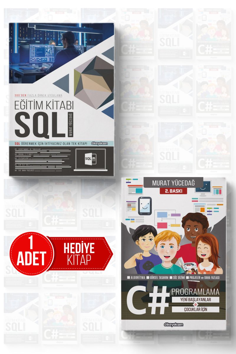 SQL Eğitim Kitabı (2'li SET HEDİYELİ)

SQL ve C# Programlamaya dair merak ettikleriniz bu kitap setinde!

#sqlserver #csharp #programlama

👉 trendyol.com/pd/dikeyeksen-…