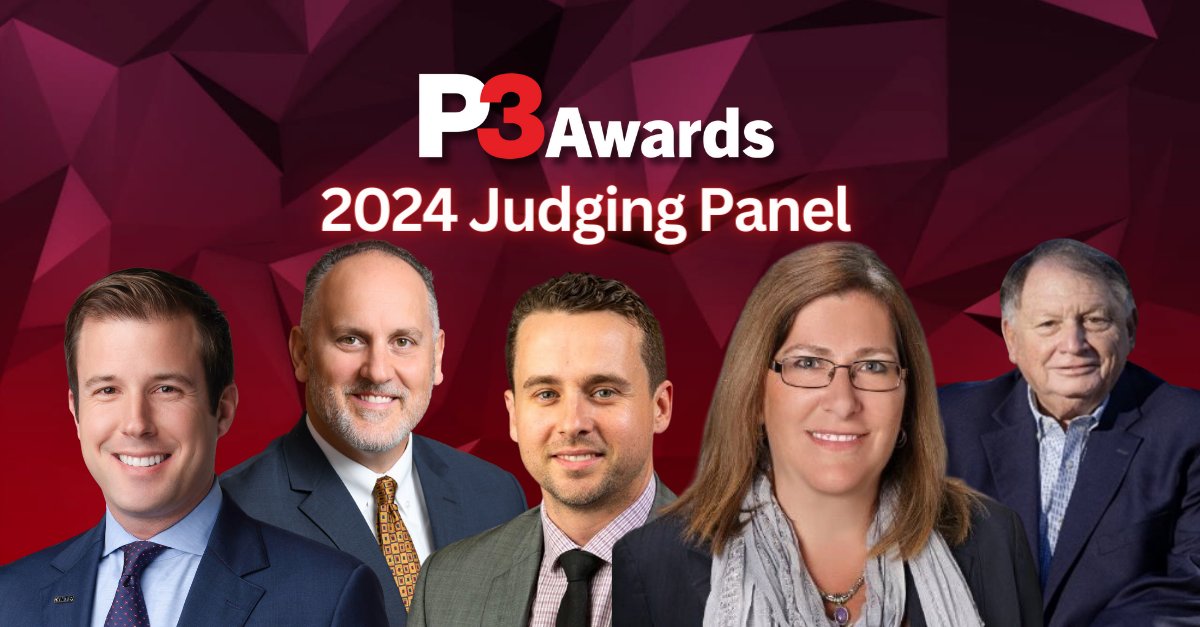 Thrilled to announce our next batch of judges for the #P3Awards! 🌟 Be inspired by these industry leaders. Submit your projects by 14 June!

Enter Now: bit.ly/P3Entry

#Infrastructure #PublicPrivatePartnerships #PPP #P3Projects #P3Investments