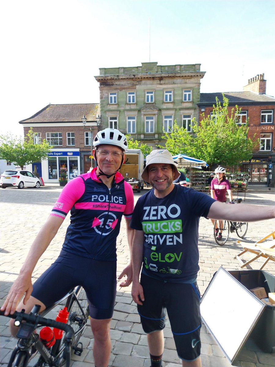 Last week PC Lee Spencer, attended the Macclesfield Bikeathlon charity bike ride, to offer tips and advice to the riders on how to feel safer when riding the roads of Cheshire.

In addition Lee Spencer helped Ellesmere Port LPU, run a Close Pass Operation on Hope Farm Road