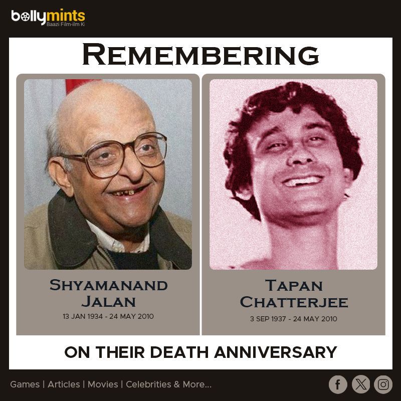 Remembering #ShyamanandJalan Ji & #TapanChatterjee Ji On Their #DeathAnniversary !